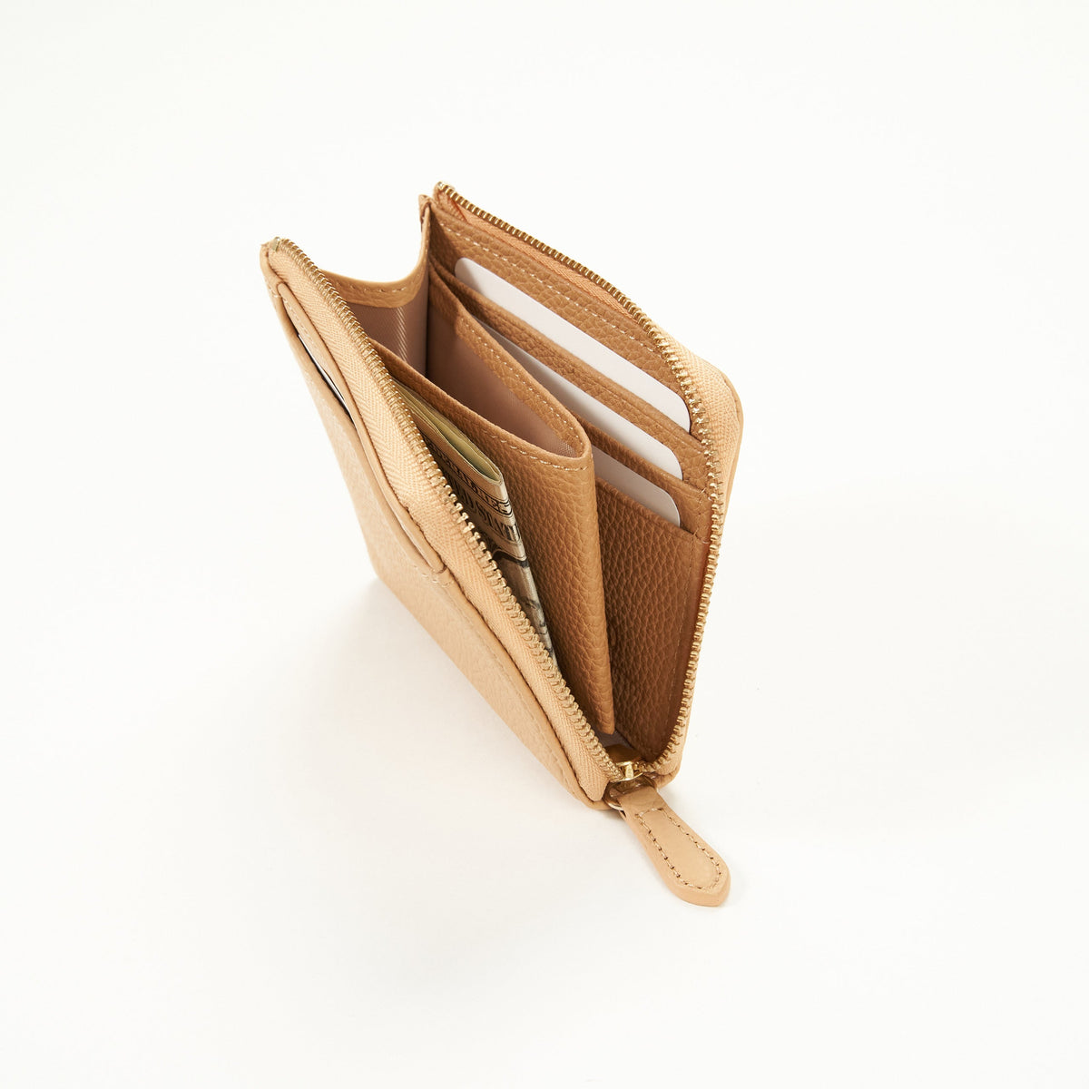 Alba L zip Wallet｜Soft Leather