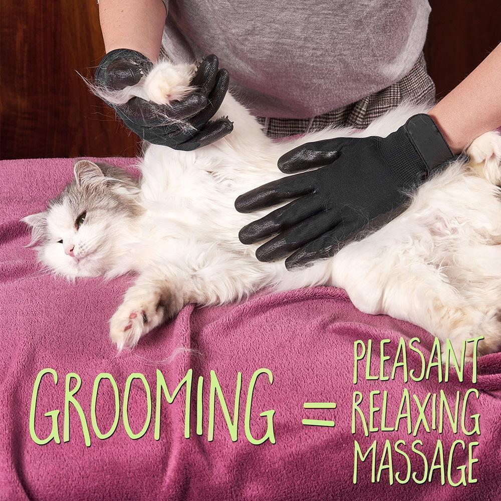 Pet Grooming Gloves For Cats, Dogs & Horses(Buy 2 pairs only $24.99)
