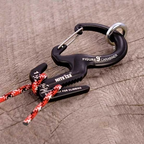 Small Aluminum Rope Tightening Mechanism With Carabiner Clip（ Buy 8 Free Shipping !!!）