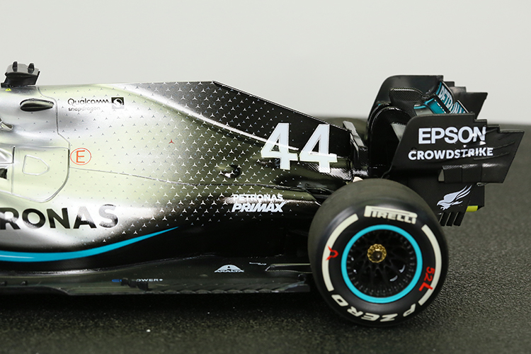 AMG Petronas F1 W10 2019 championship Hamilton No. 44 model