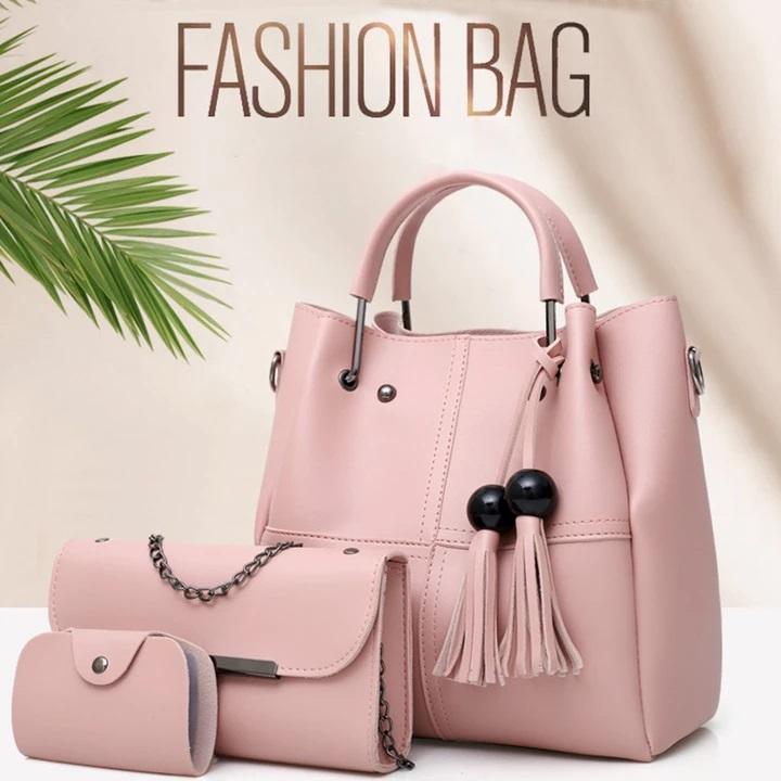 🔥3 Pcs / 1 Set 🔥Leather Handbag(Free shipping today)