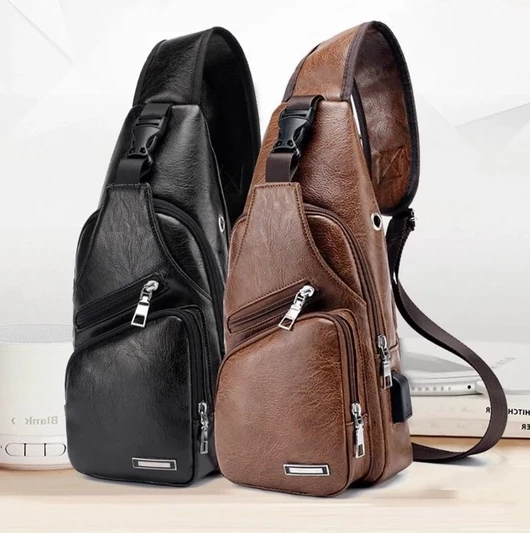 Leather Sling Bag ( Free Shipping )