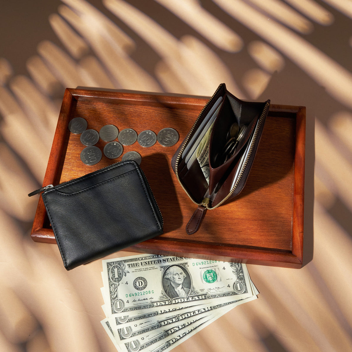 Alba L zip Wallet｜Soft Leather