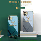 2020 Deer Pattern Camera All-inclusive Electroplating Process iPhone Case