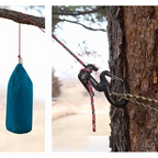 Small Aluminum Rope Tightening Mechanism With Carabiner Clip（ Buy 8 Free Shipping !!!）