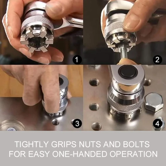 Wrench Adaptive Universal Socket All-Fitting Multi Drill Attachment Tools