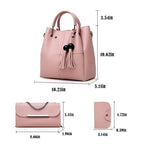 🔥3 Pcs / 1 Set 🔥Leather Handbag(Free shipping today)