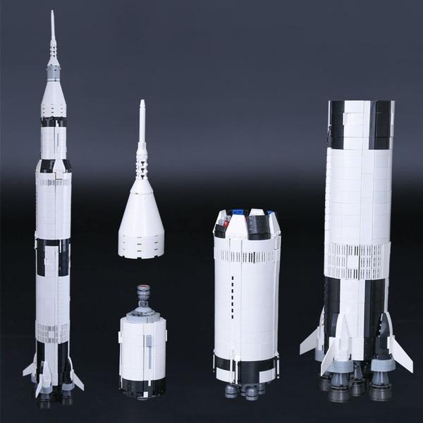 🚀50% OFF🚀 Apollo Saturn V Model Building Blocks(BUY 2 FREE SHIPING)