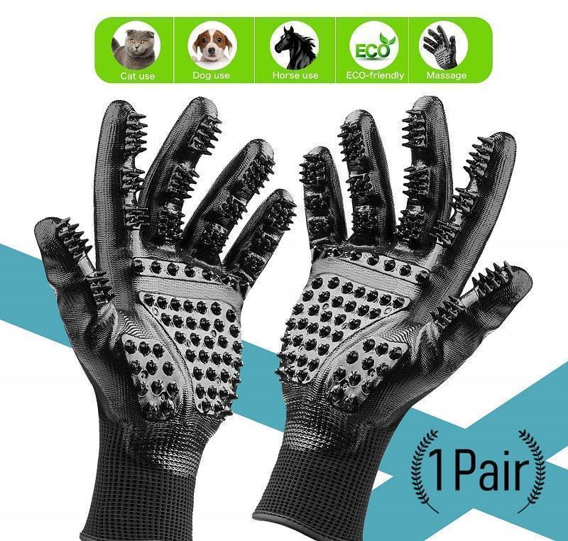 Pet Grooming Gloves For Cats, Dogs & Horses(Buy 2 pairs only $24.99)
