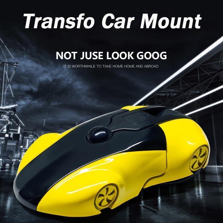 Sports car phone holder