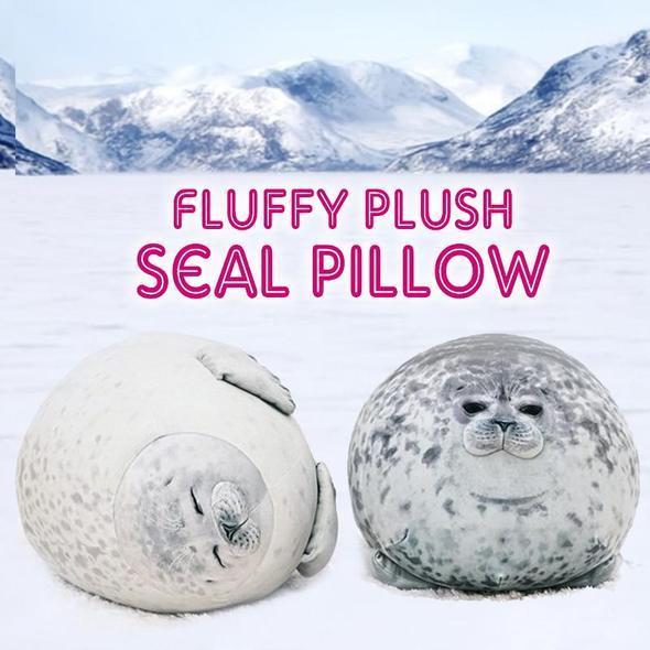 （Buy 2 Get Free Shipping）Fluffy Plush Seal Pillow