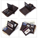 Genuine Leather Anti-theft Retro Wallet With Chain (Buy 2 for free shipping)
