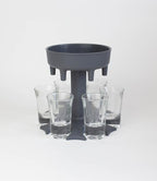🔥HOT SELLER🔥6 Shot Glass Dispenser and Holder/Carrier Caddy Liquor Dispenser Party Gifts Drinking Games Shot Glasses Get The Party Started Faster!