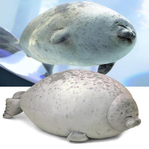 （Buy 2 Get Free Shipping）Fluffy Plush Seal Pillow