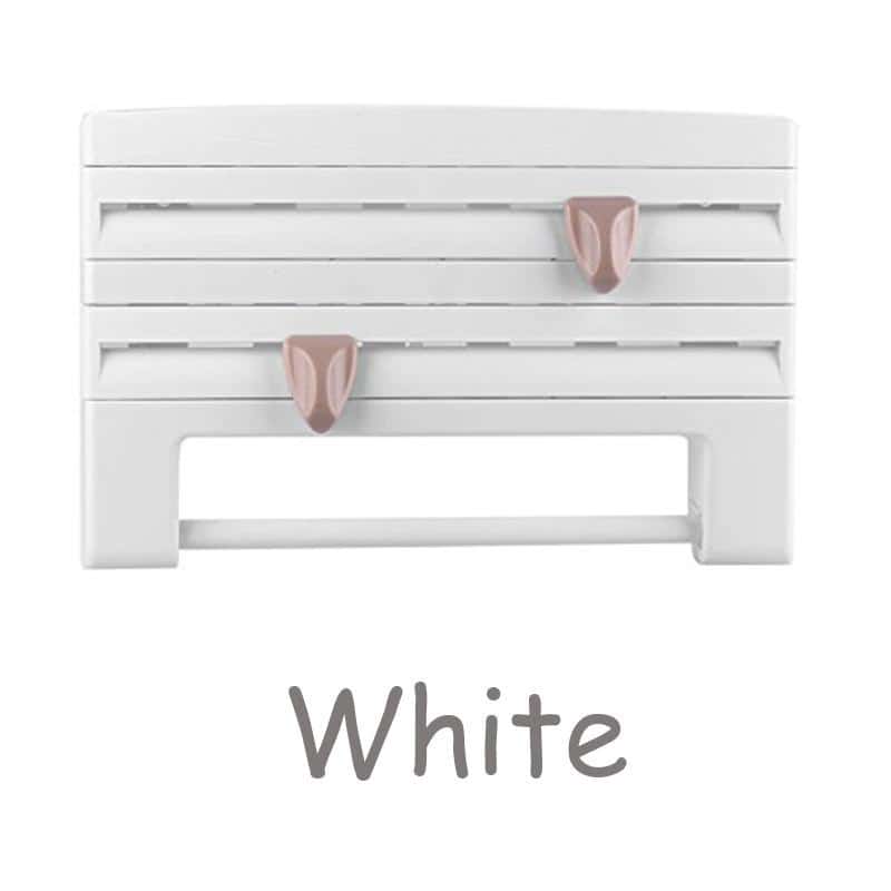 Multifunction Film Storage Rack Cutter for Kitchen【Nail free】 