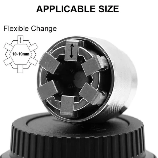 Wrench Adaptive Universal Socket All-Fitting Multi Drill Attachment Tools