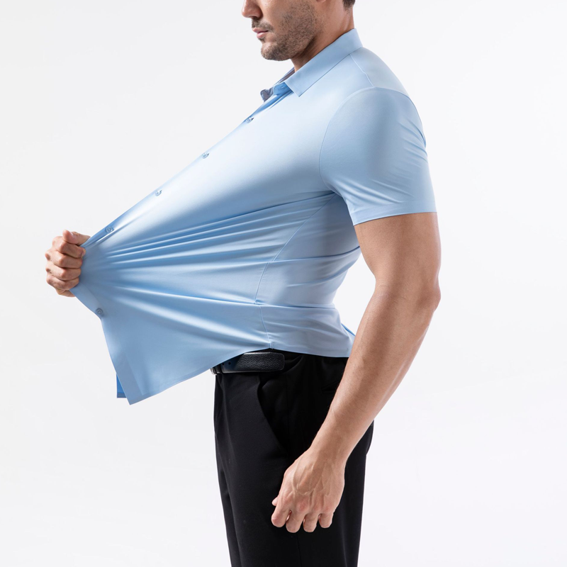 🔥Hot Sale 50% OFF🔥Men's Short Sleeve 4-Way Stretch Shirt