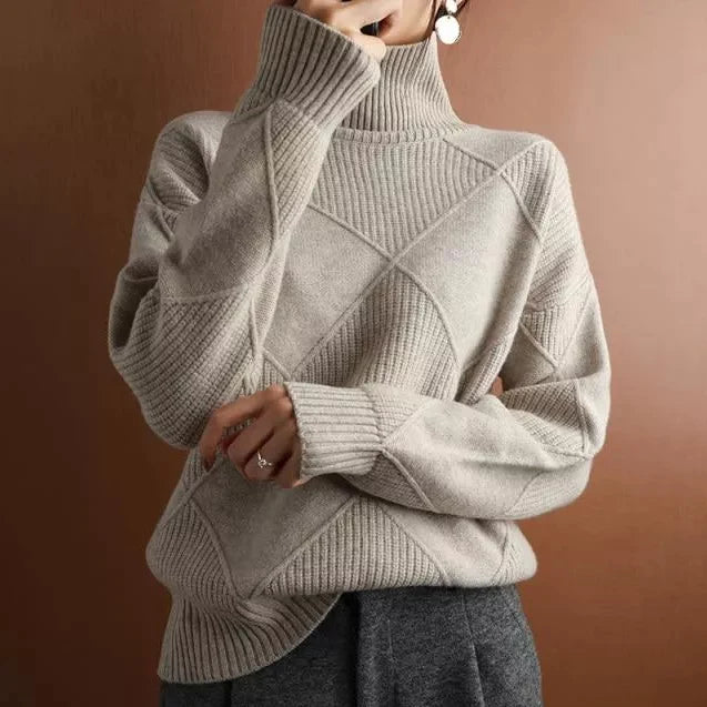 AUTUMN FLASH SALE🔥CASHMERE TURTLENECK SWEATER CARDIGAN