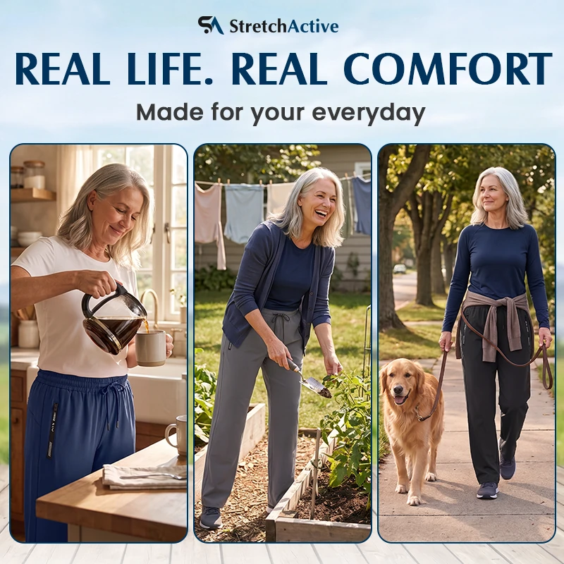 StretchActive - Women's Ultra Soft Stretch EveryWear Pants