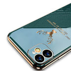 2020 Deer Pattern Camera All-inclusive Electroplating Process iPhone Case