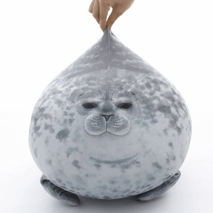 （Buy 2 Get Free Shipping）Fluffy Plush Seal Pillow