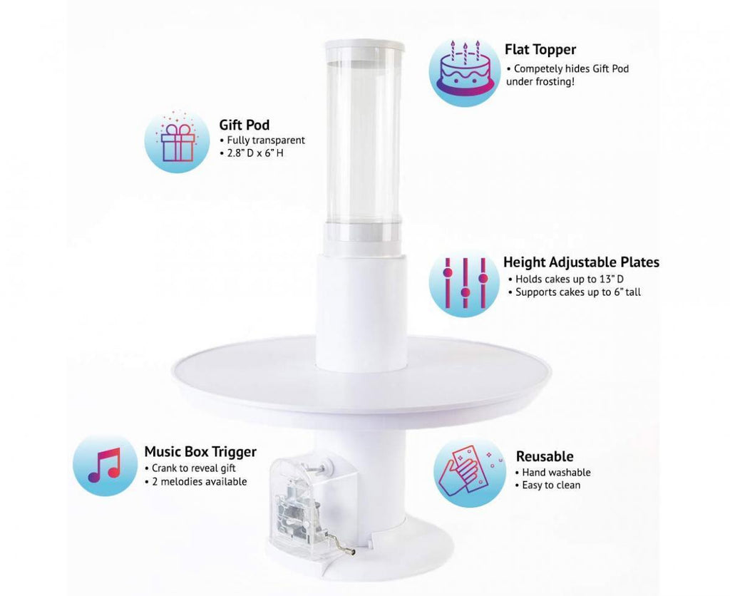 Surprise Cake - Musical Popping Cake Stand